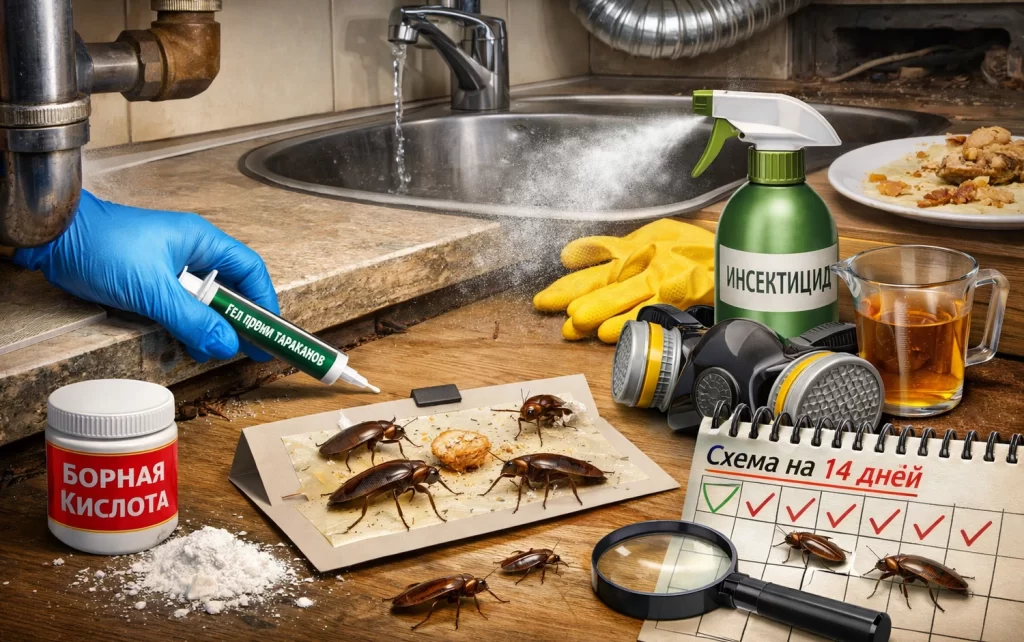 чем вытравить тараканов