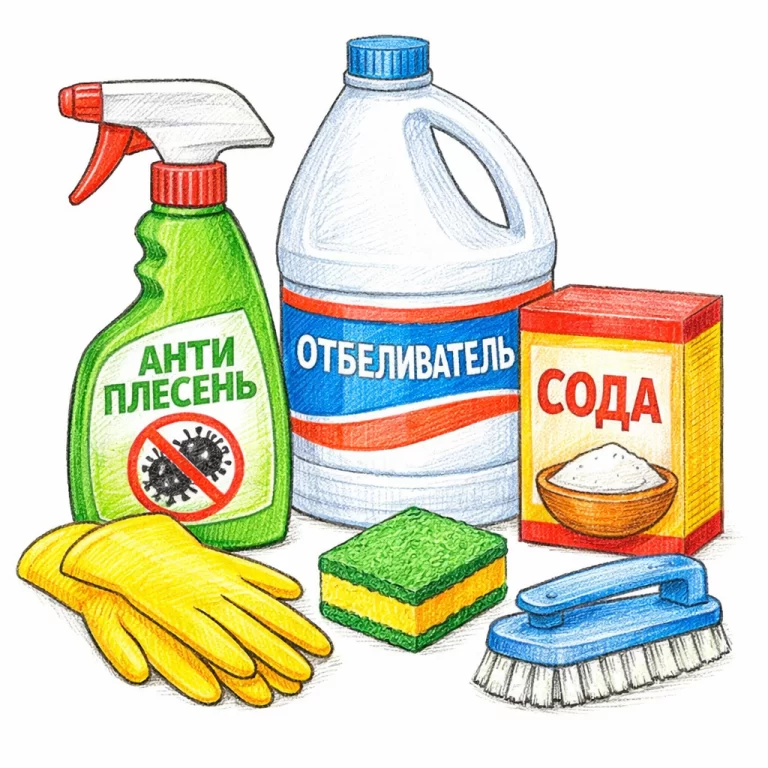 чем выводить черную плесень