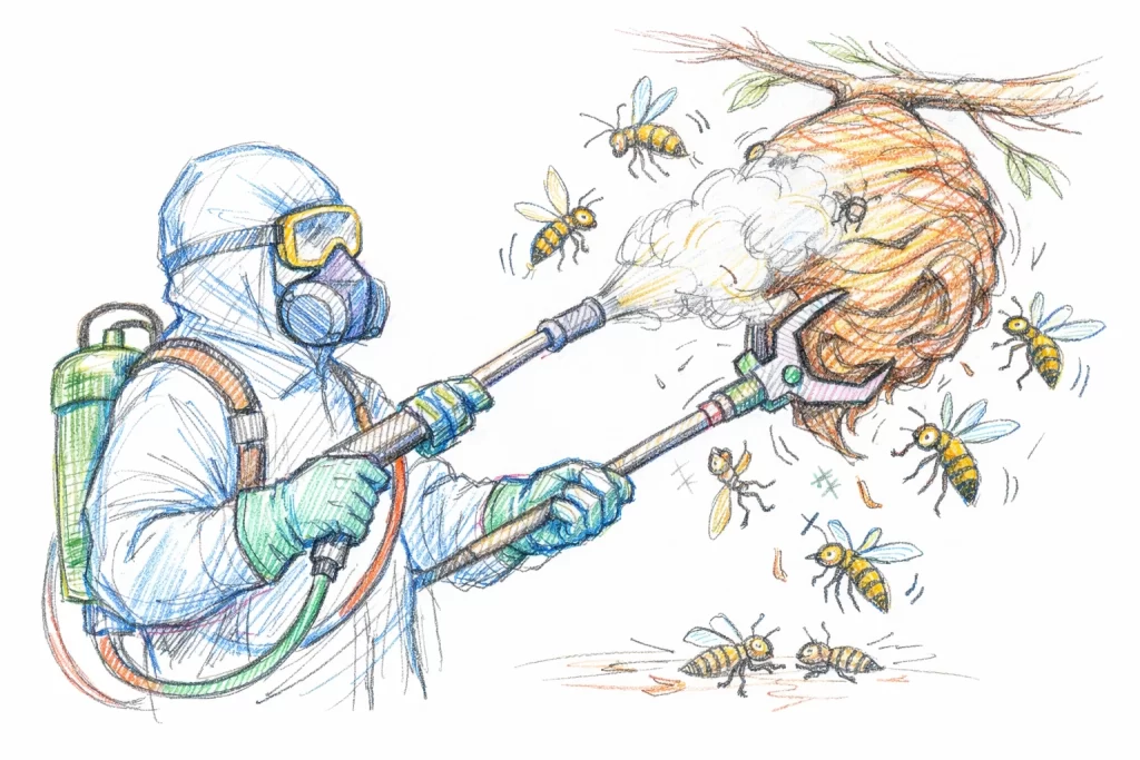 Как избавиться от шершней