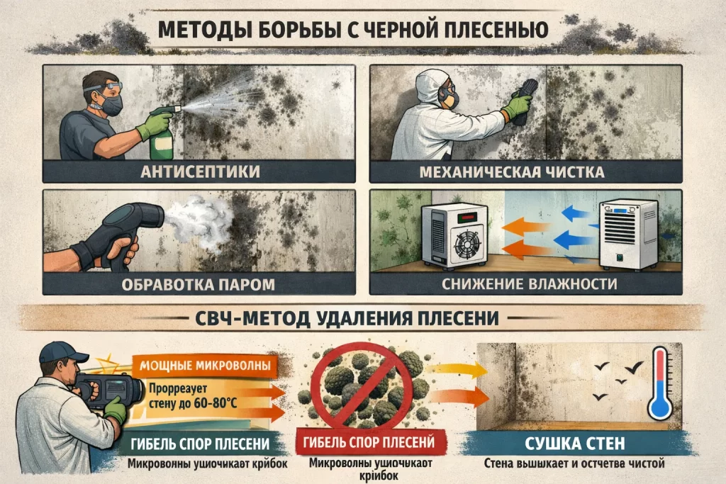 методы борьбы с плесенью