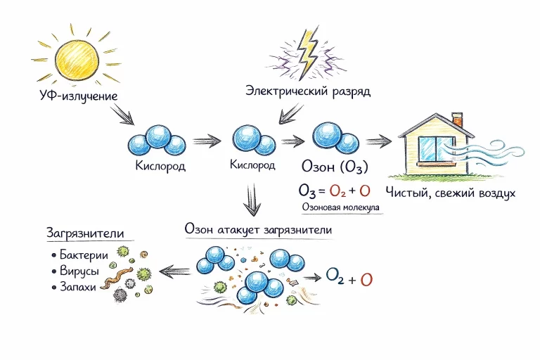 Как работает озонирование