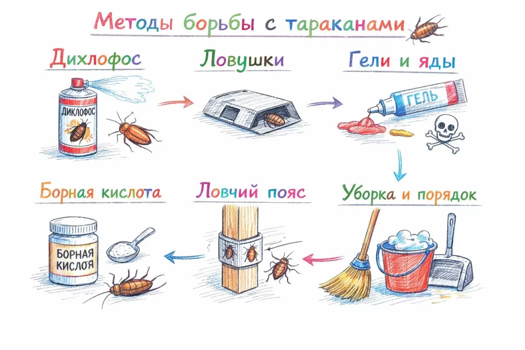 Методы борьбы с тараканами