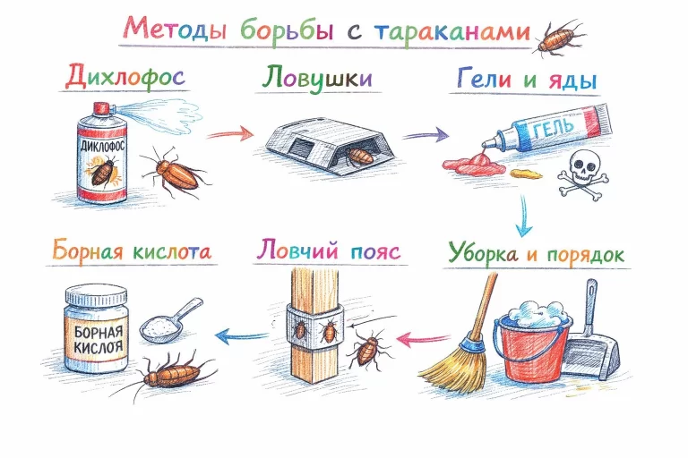 Методы борьбы с тараканами