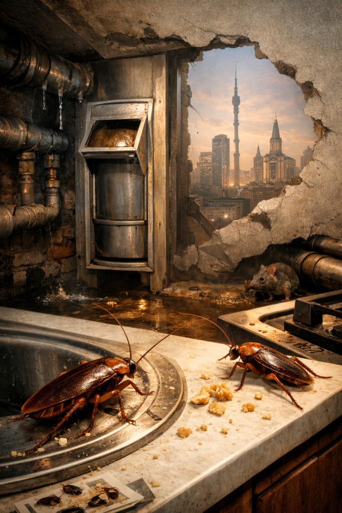 Почему в Москве много тараканов