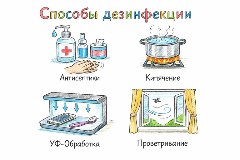 Способы дезинфекции